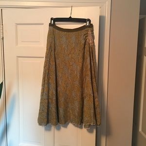 Free People Size S A Line Embellished Skirt